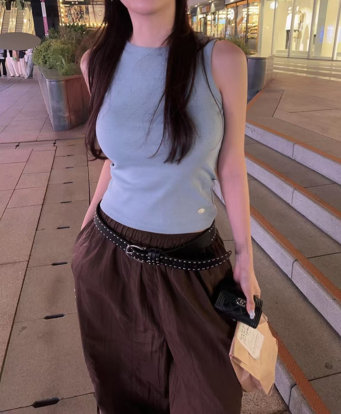 INBIBLE韓國直郵㊣女士新款職業人氣25春夏真品休閑吊帶背心INBIBLE吊帶/背心