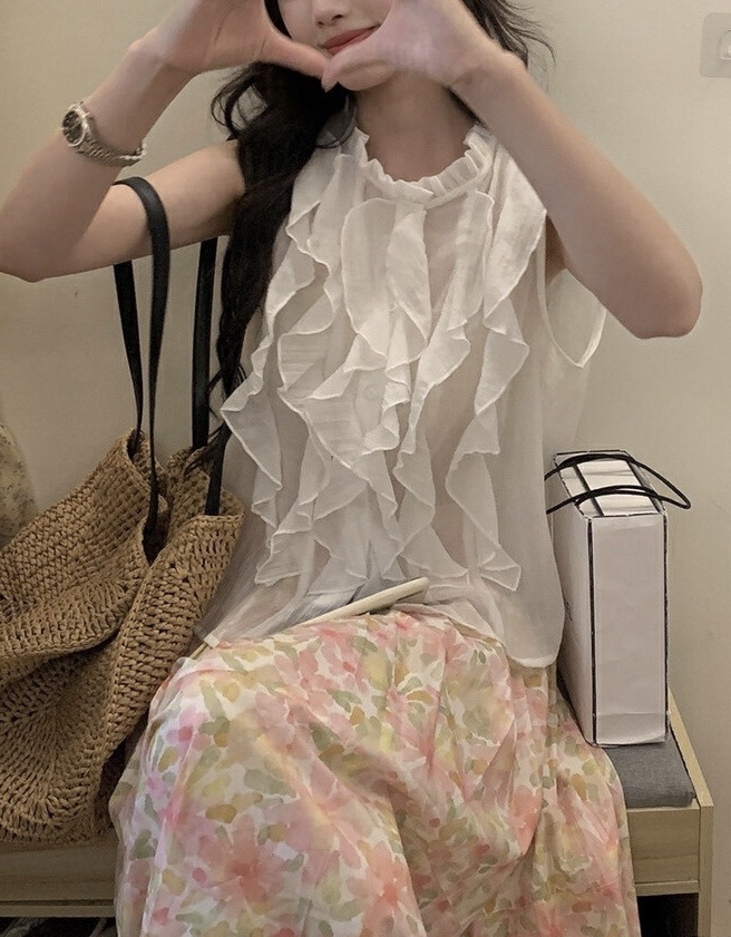 OLA韓國直郵㊣女士新品休閑職業熱賣推薦真品25春夏吊帶背心mellor/OLA吊帶/背心