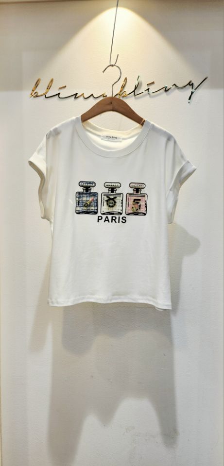 BLING BLING-S東大門㊣代購女裝新品真品職業推薦25春夏T恤BLING BLING-ST恤圖色2