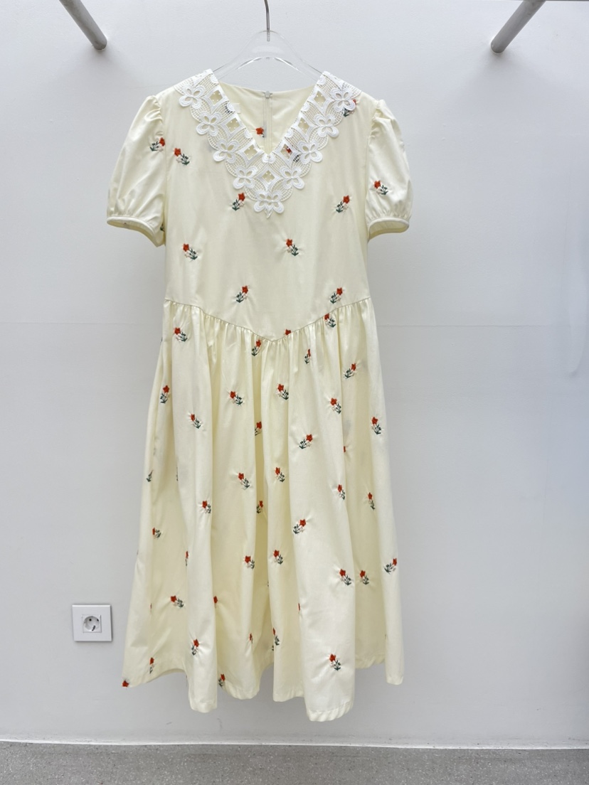 ANNA VERRY-P東大門㊣直郵女士新品推薦25春夏連衣裙花朵蕾絲ANNA VERRY/BELIEVE連衣裙圖色1