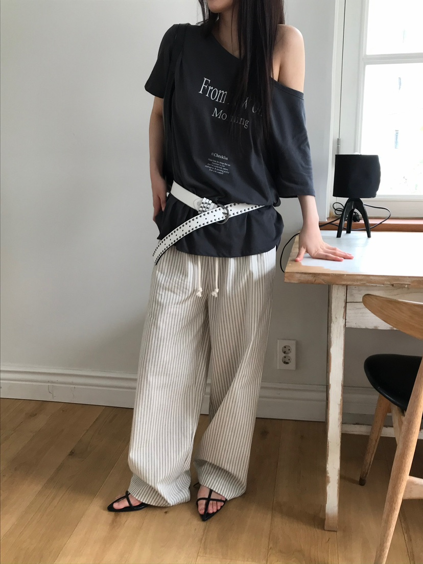 ESCHER東大門㊣實拍女士新款熱賣人氣休閑時尚推薦25春夏休閑褲ESCHER休閑褲