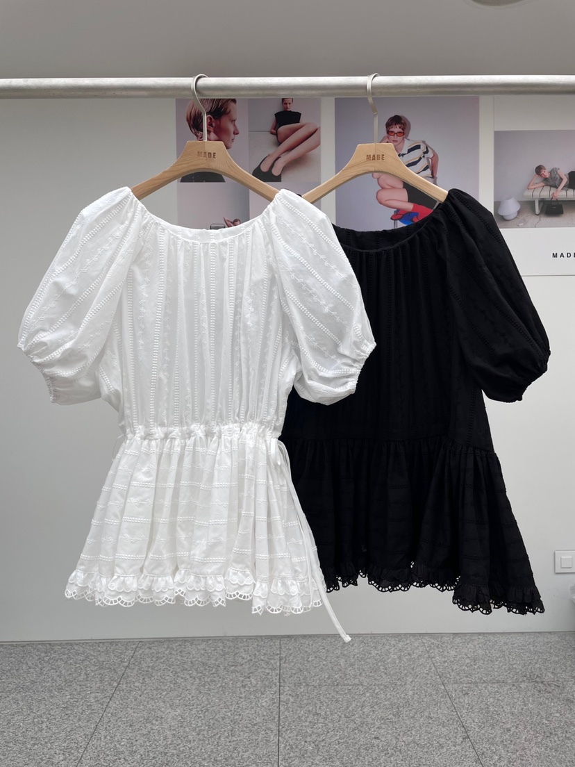 MADE-P東大門㊣代購女士新款25春夏推薦人氣熱賣襯衫蕾絲衫MADE-P襯衫/蕾絲衫