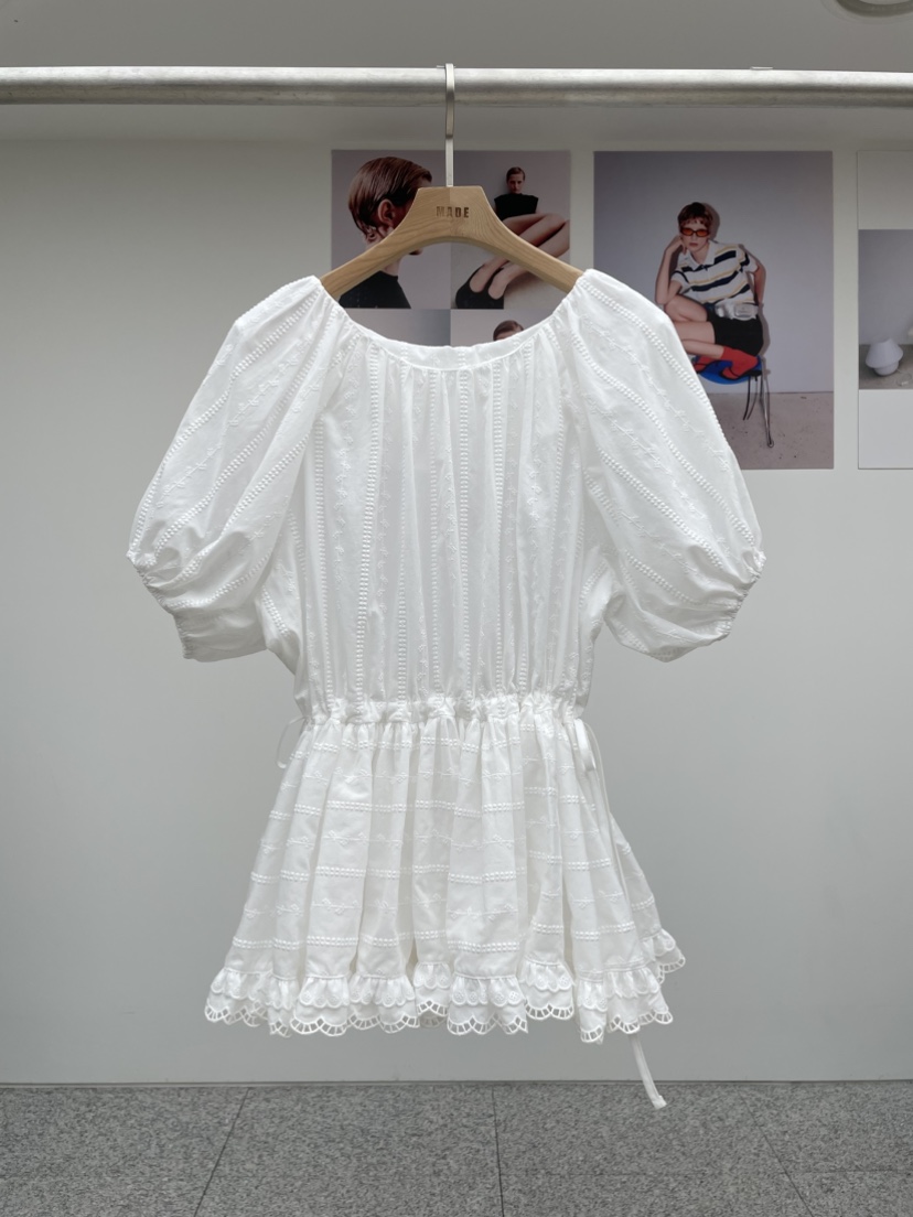 MADE-P東大門㊣代購女士新款25春夏推薦人氣熱賣襯衫蕾絲衫MADE-P襯衫/蕾絲衫圖色2