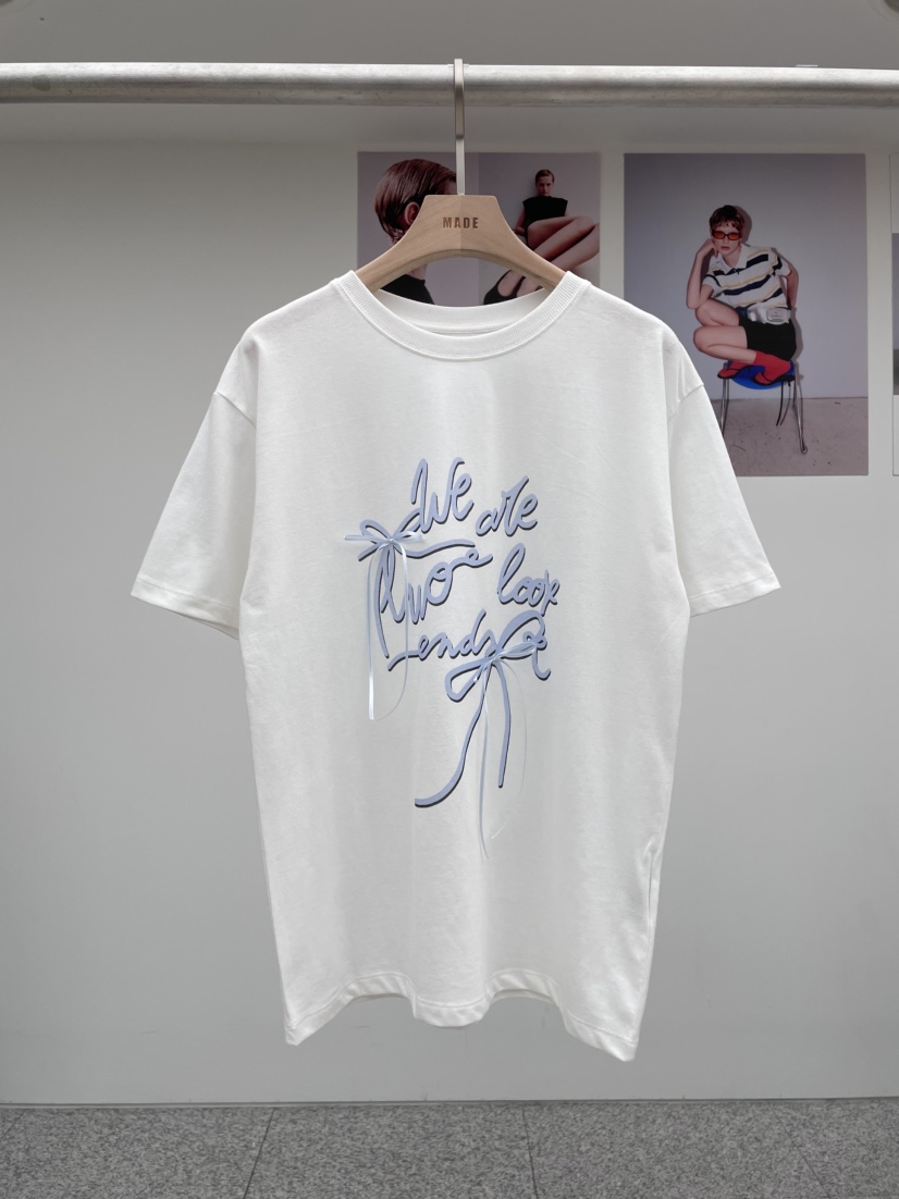 MADE-P東大門㊣代購女士新款時尚推薦25春夏真品職業熱賣T恤MADE-PT恤圖色2