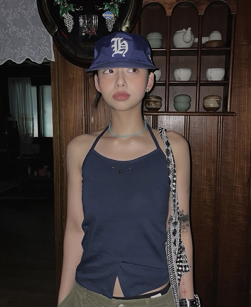 I I東大門㊣實拍女裝新款時尚25春夏人氣熱賣真品吊帶背心ITSSONG吊帶/背心