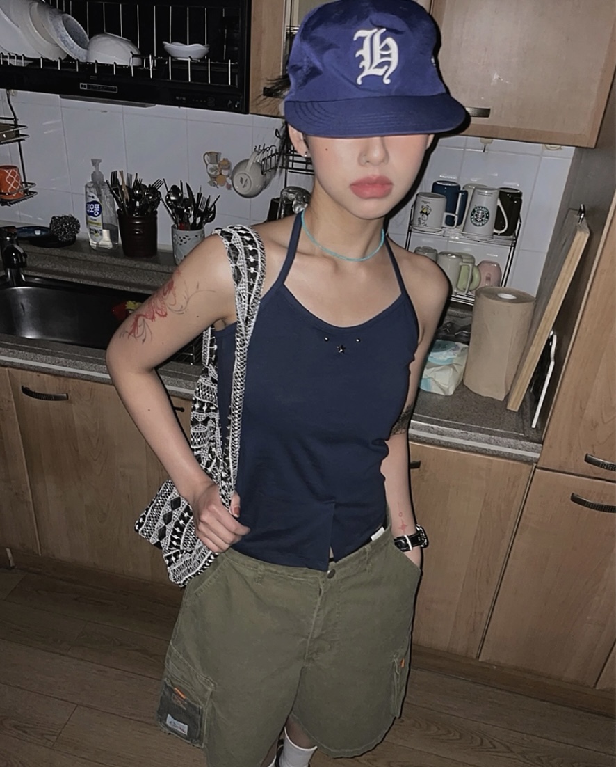 I I東大門㊣實拍女裝新款時尚25春夏人氣熱賣真品吊帶背心ITSSONG吊帶/背心