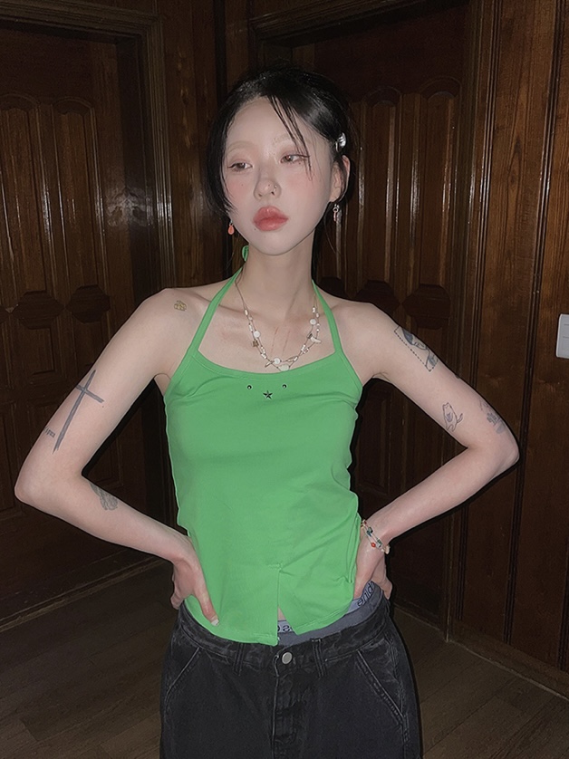 I I東大門㊣實拍女裝新款時尚25春夏人氣熱賣真品吊帶背心ITSSONG吊帶/背心
