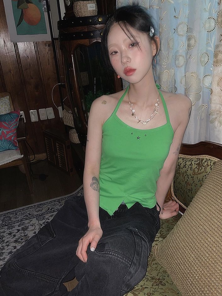I I東大門㊣實拍女裝新款時尚25春夏人氣熱賣真品吊帶背心ITSSONG吊帶/背心
