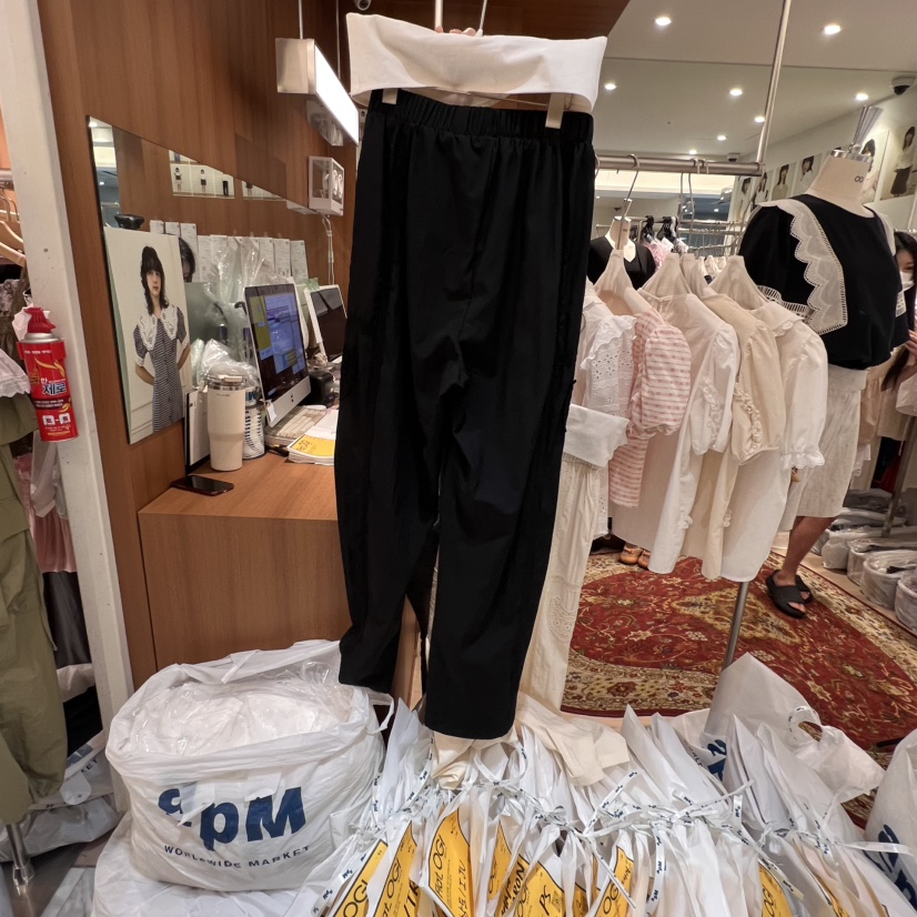 OGI韓國代購㊣女裝新品休閑人氣時尚25春夏職業熱賣真品休閑褲FLat OGI休閑褲