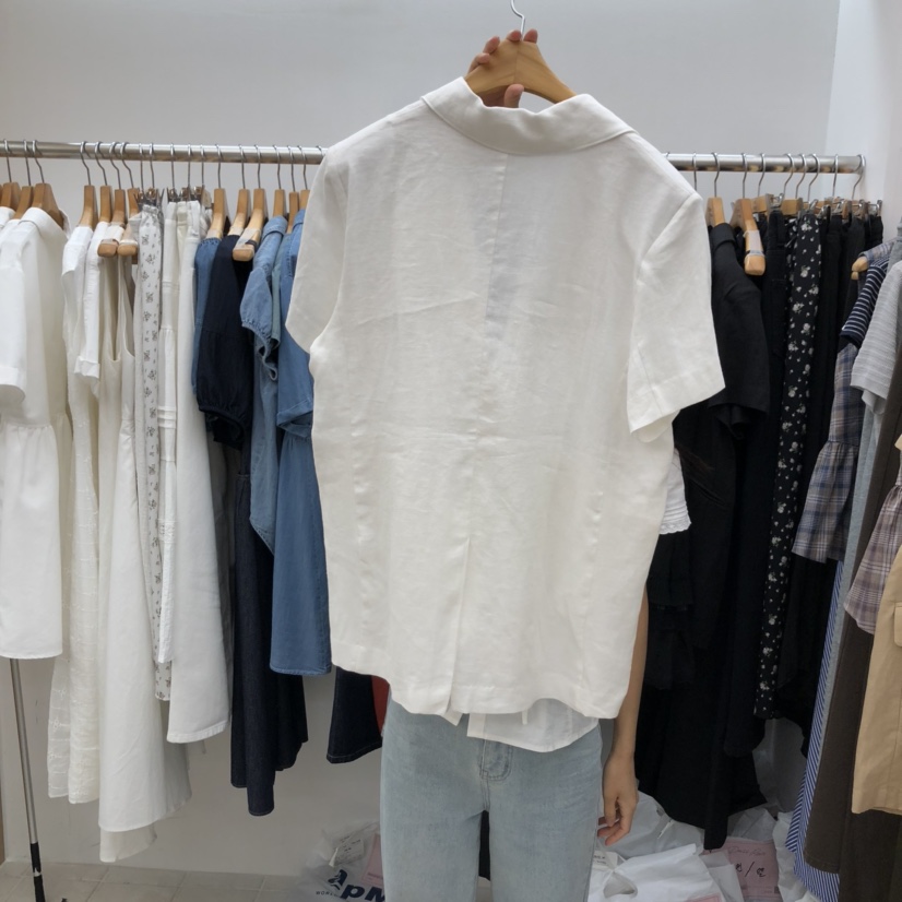 DRESS ROOM東大門㊣代購女士新款人氣職業時尚熱賣夾克亞麻DRESS ROOM夾克