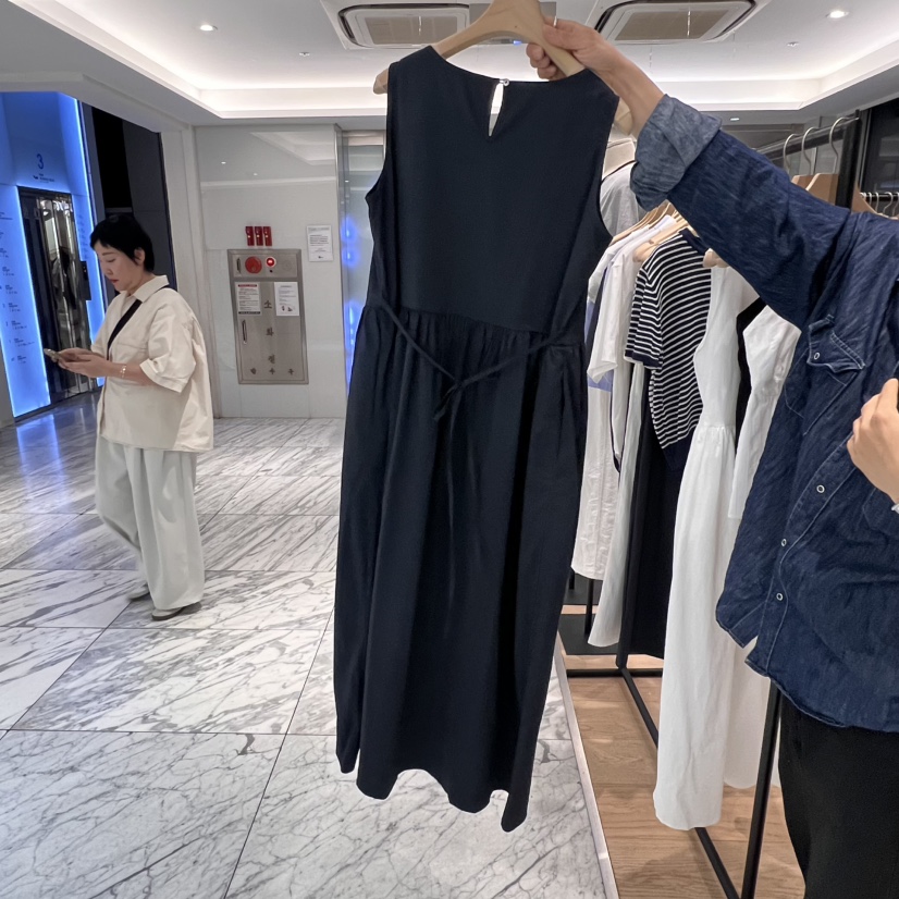 OURIN韓國直郵㊣女士新款休閑25春夏真品熱賣人氣職業連衣裙OURIN連衣裙