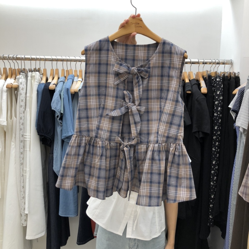 DRESS ROOM韓國直郵㊣女士新品人氣時尚推薦職業襯衫蕾絲衫DRESS ROOM襯衫/蕾絲衫圖色2