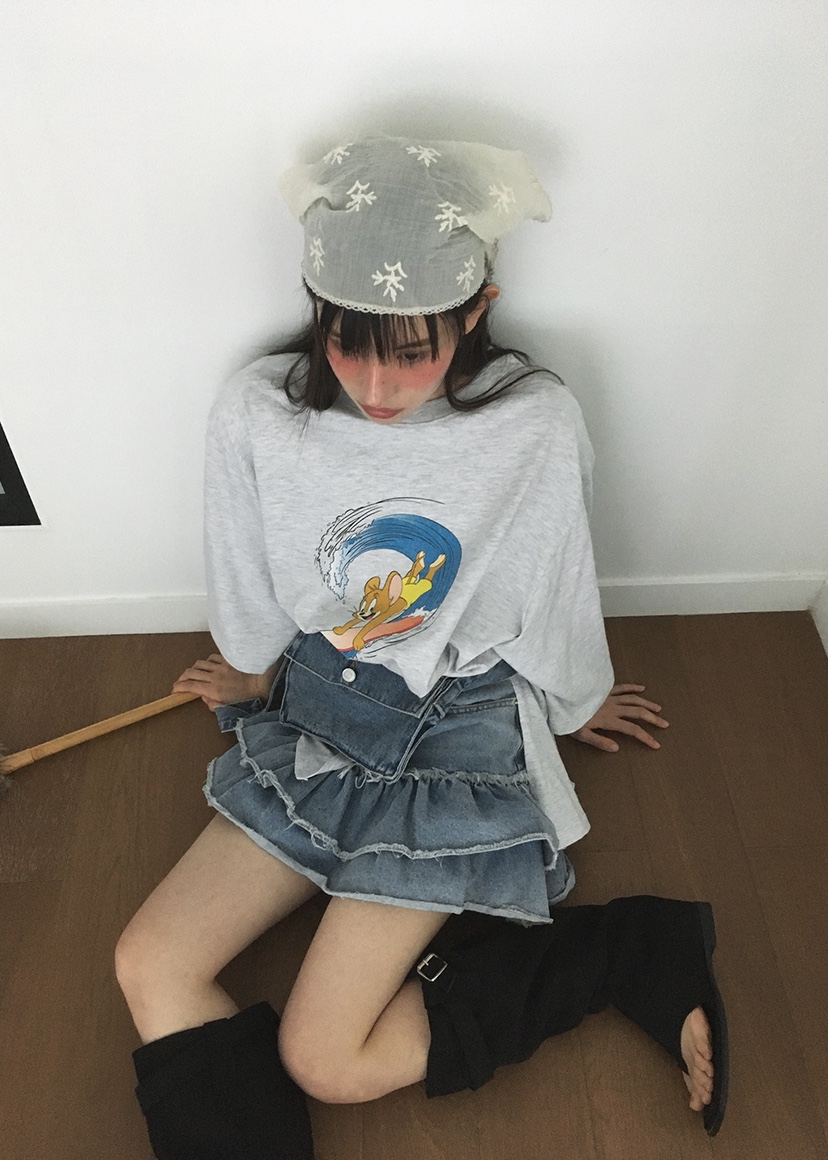OURWAVE/OUR ROOM東大門㊣實拍女士新品真品休閑推薦25春夏T恤Our Wave/Our RoomT恤