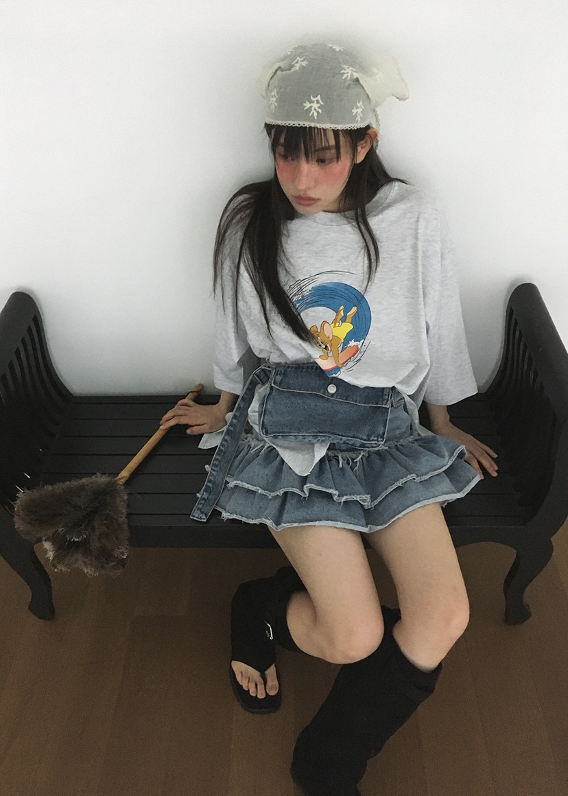 OURWAVE/OUR ROOM東大門㊣實拍女士新品真品休閑推薦25春夏T恤Our Wave/Our RoomT恤