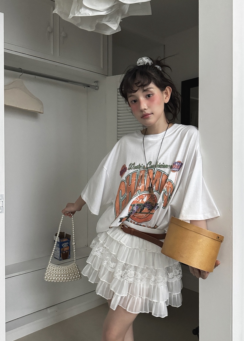 OURWAVE/OUR ROOM東大門㊣實拍女裝新品時尚職業休閑推薦T恤Our Wave/Our RoomT恤