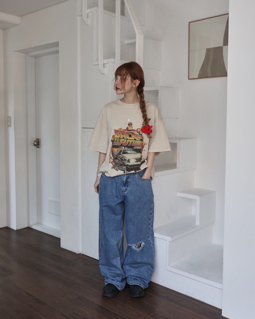 OURWAVE/OUR ROOM韓國直郵㊣女裝新款真品25春夏推薦人氣T恤Our Wave/Our RoomT恤
