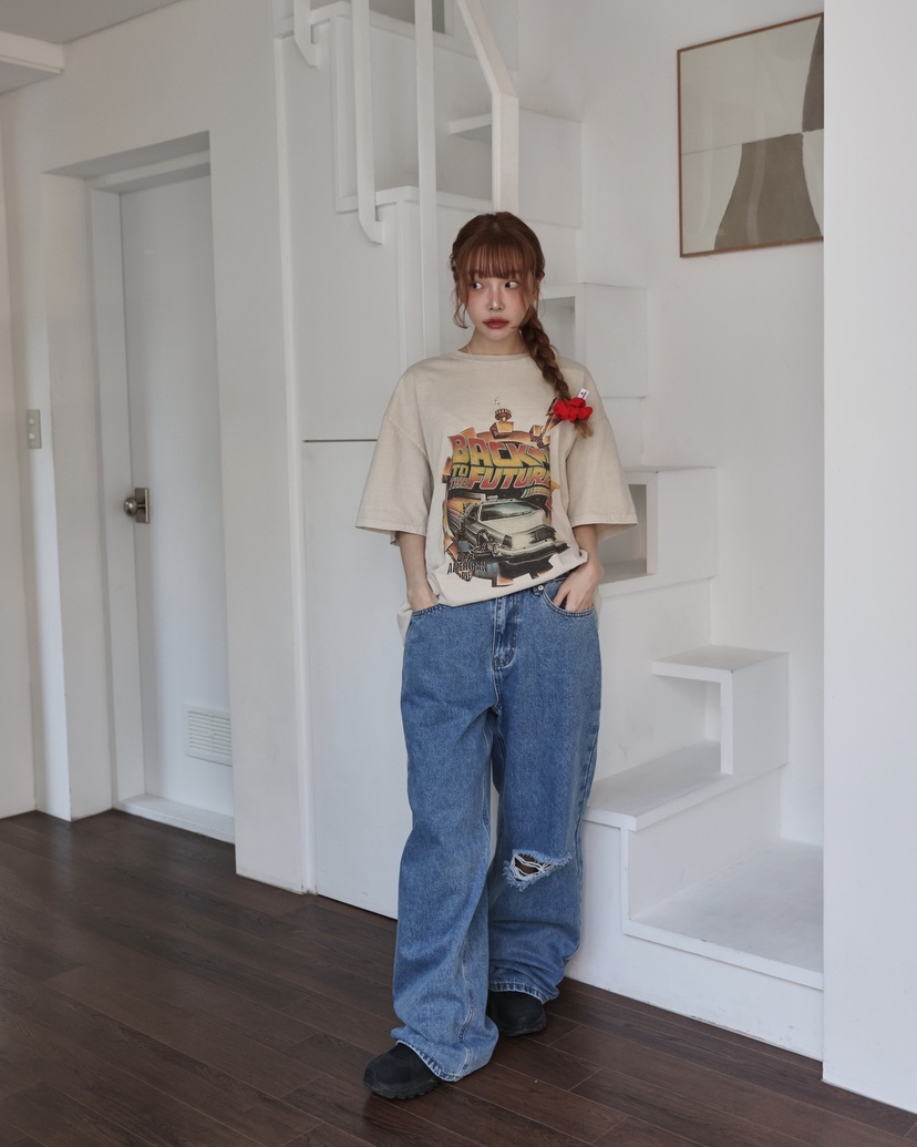 OURWAVE/OUR ROOM韓國直郵㊣女裝新款真品25春夏推薦人氣T恤Our Wave/Our RoomT恤