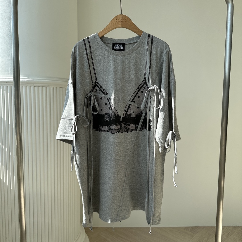 PALETTE-Q韓國代購㊣女士新品熱賣推薦25春夏真品人氣職業T恤PALETTET恤圖色2