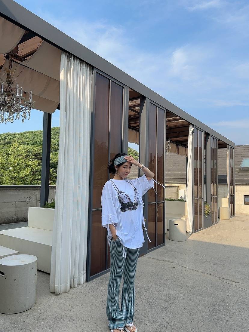 PALETTE-Q東大門㊣代購女裝新款熱賣25春夏人氣休閑褲套裝PALETTE休閑褲