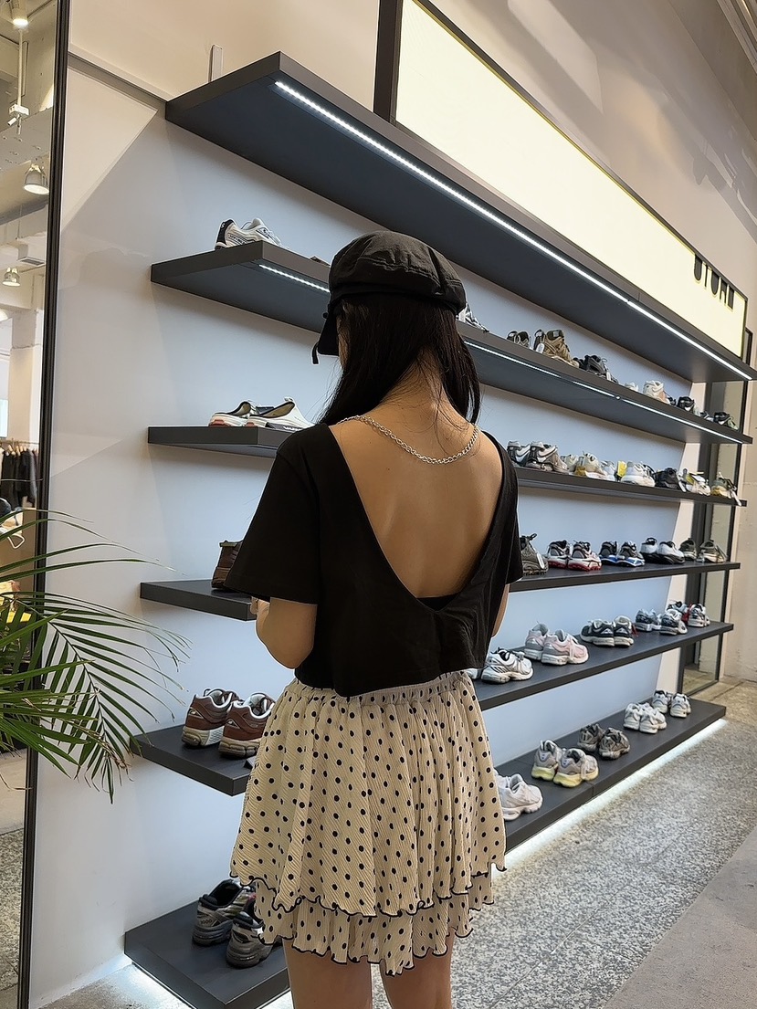 PALETTE-Q韓國直郵㊣女裝新品休閑真品職業人氣推薦T恤短款PALETTET恤