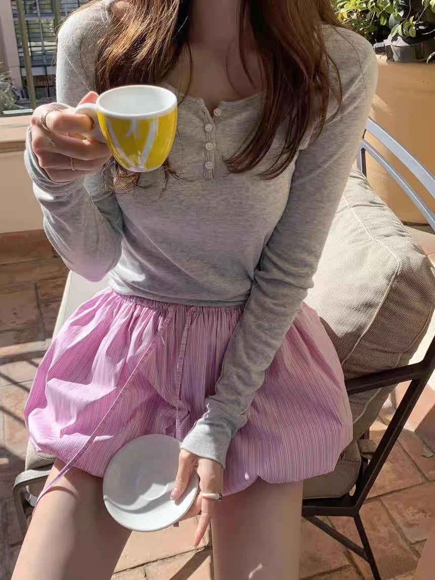 COTTON MARKET韓國代購㊣女士新款熱賣25春夏真品人氣短褲COTTON MARKET短褲