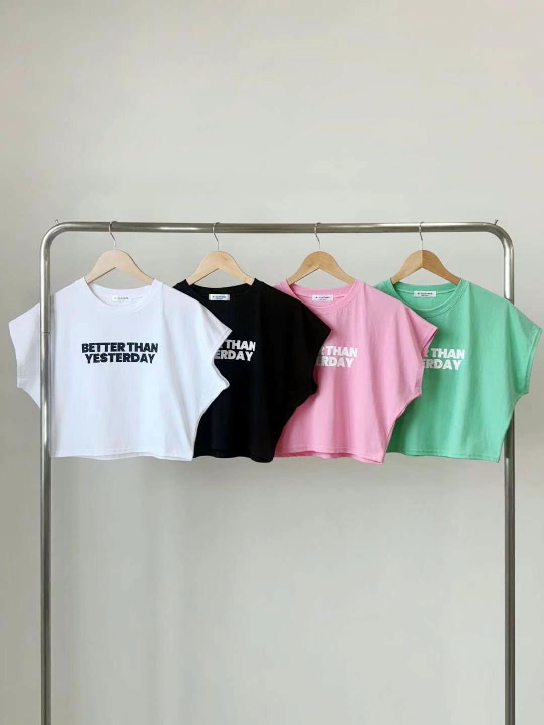 BCLOTHES-비클로스-T韓國直郵㊣女士新款休閑熱賣職業T恤BCLOTHEST恤圖色3左三色