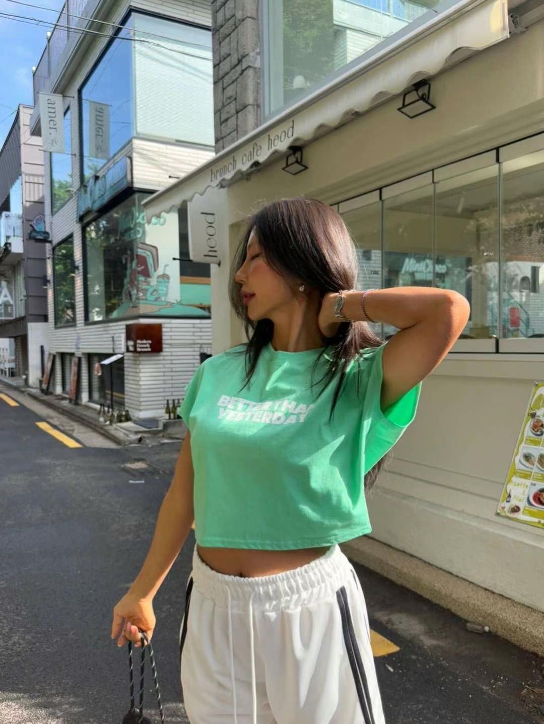 BCLOTHES-비클로스-T韓國直郵㊣女士新款休閑熱賣職業T恤BCLOTHEST恤圖色4