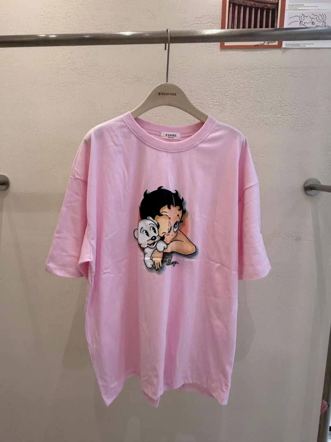 BCLOTHES-비클로스-T韓國代購㊣女裝新品休閑職業真品T恤BCLOTHEST恤圖色2