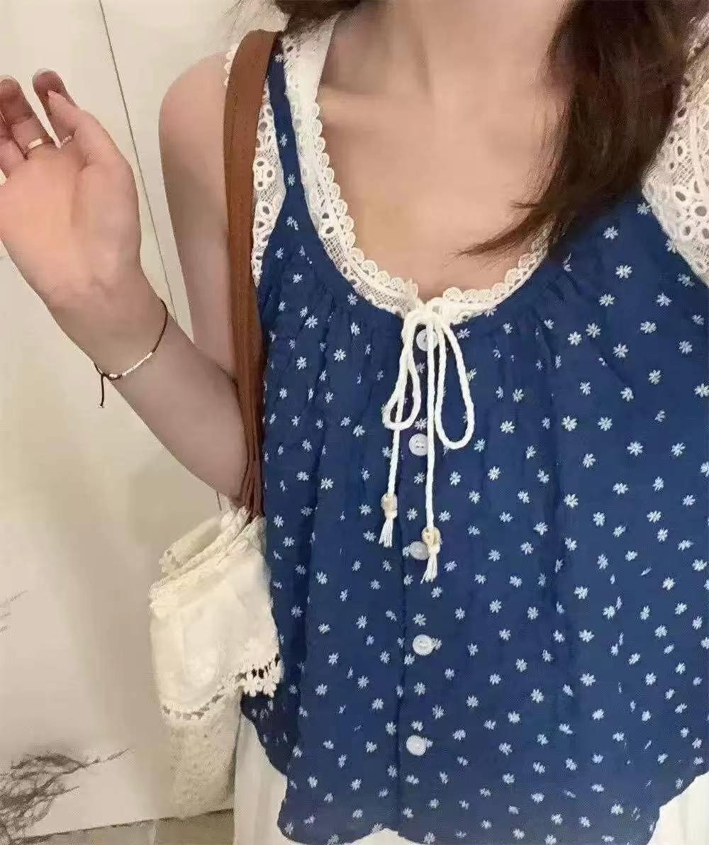 COTTON MARKET韓國直郵㊣女士新款推薦25春夏人氣吊帶背心COTTON MARKET吊帶/背心