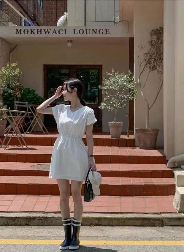 COTTON MARKET韓國直郵㊣女士新品休閑職業推薦真品連衣裙COTTON MARKET連衣裙