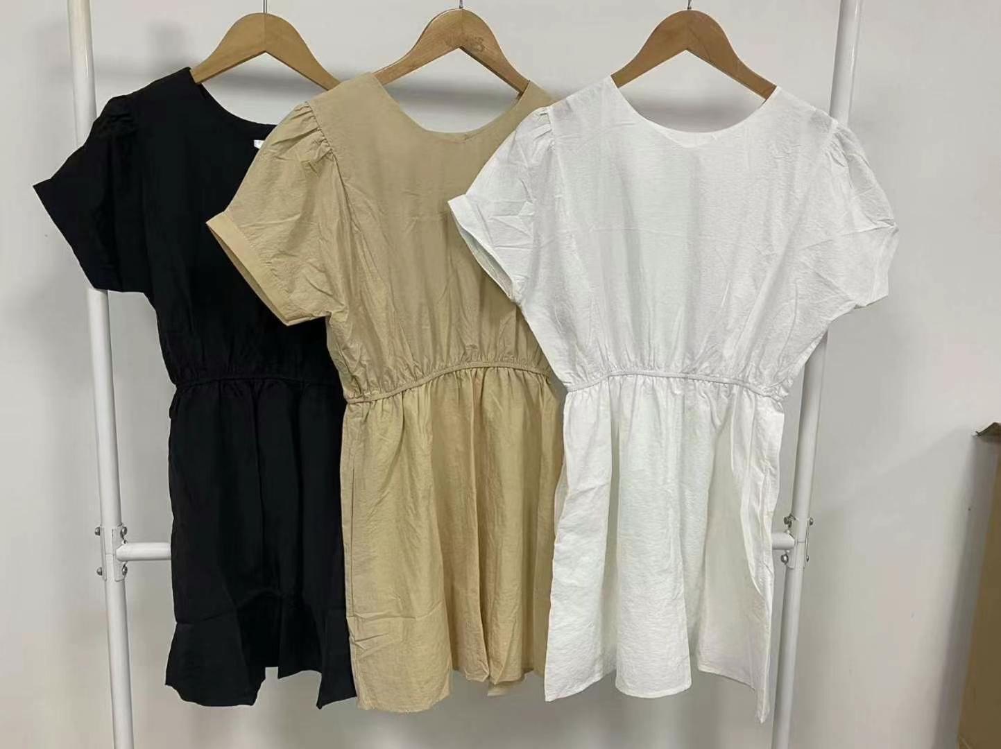 COTTON MARKET韓國直郵㊣女士新品休閑職業推薦真品連衣裙COTTON MARKET連衣裙圖色2左二色