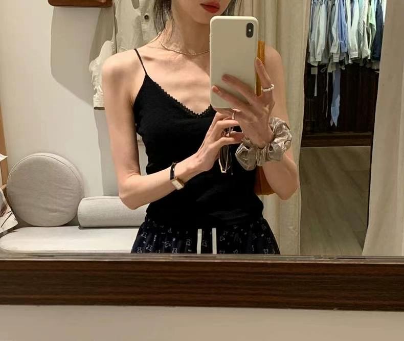 COTTON MARKET東大門㊣代購女士新品推薦職業休閑吊帶背心COTTON MARKET吊帶/背心圖色3