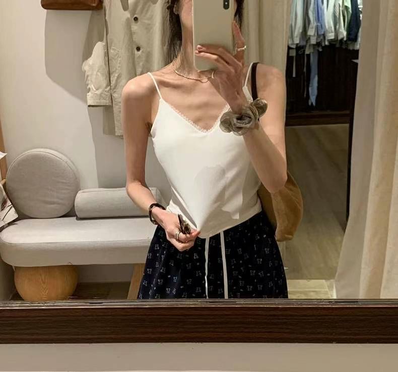 COTTON MARKET東大門㊣代購女士新品推薦職業休閑吊帶背心COTTON MARKET吊帶/背心圖色4