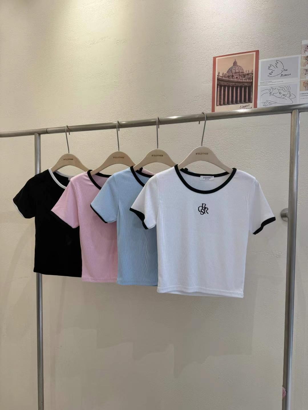 BCLOTHES-비클로스-T東大門㊣直郵女士新款熱賣25春夏T恤BCLOTHEST恤