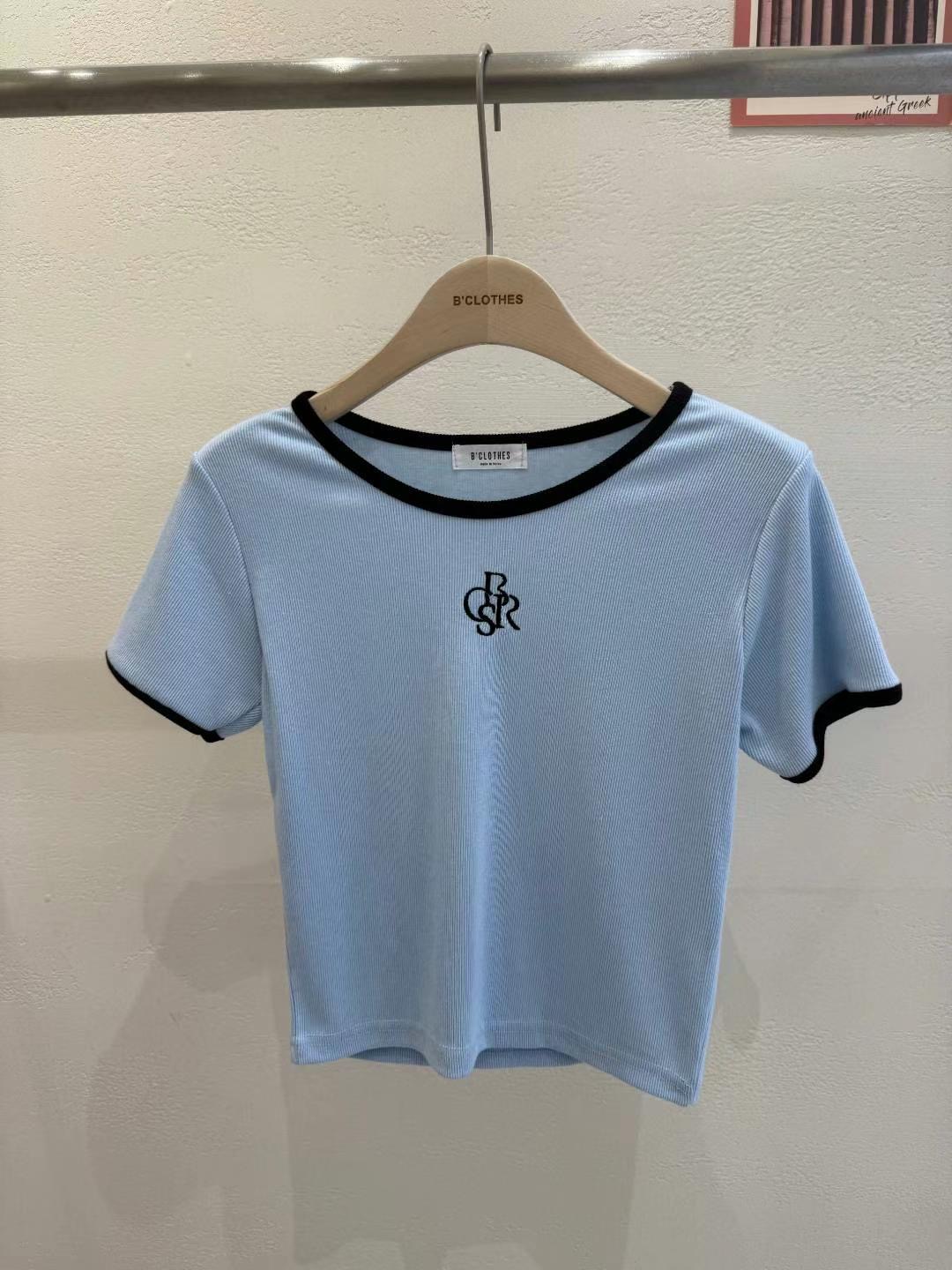 BCLOTHES-비클로스-T東大門㊣直郵女士新款熱賣25春夏T恤BCLOTHEST恤圖色3