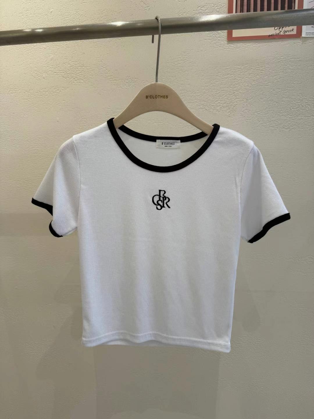 BCLOTHES-비클로스-T東大門㊣直郵女士新款熱賣25春夏T恤BCLOTHEST恤圖色4