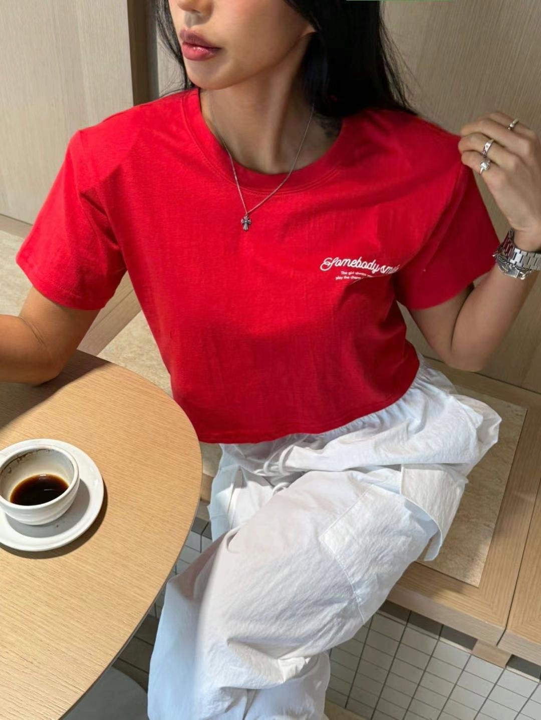 BCLOTHES-비클로스-T東大門㊣實拍女士新款休閑人氣職業T恤BCLOTHEST恤圖色3