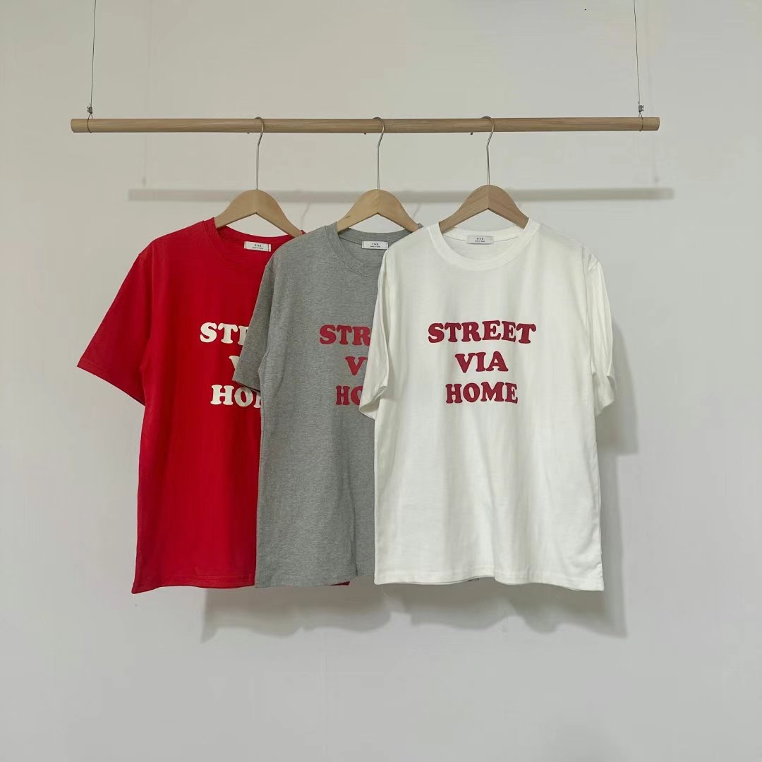 FIVE韓國直郵㊣女裝新品時尚熱賣職業休閑推薦人氣真品25春夏T恤FIVET恤