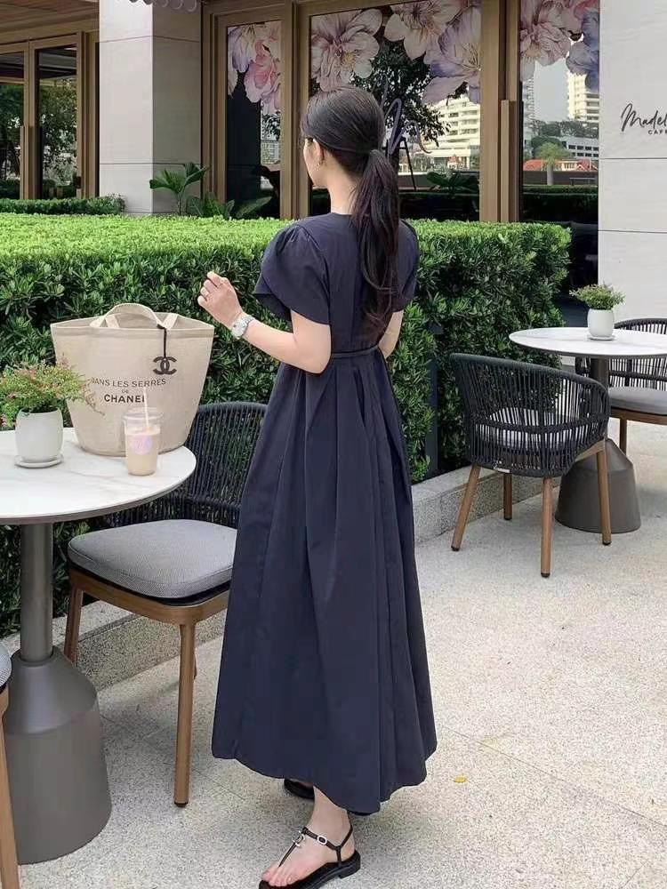 COTTON MARKET東大門㊣實拍女裝新款休閑推薦熱賣時尚連衣裙COTTON MARKET連衣裙
