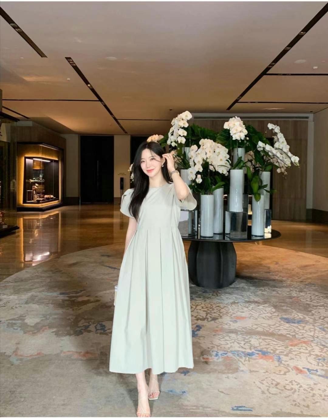 COTTON MARKET東大門㊣實拍女裝新款休閑推薦熱賣時尚連衣裙COTTON MARKET連衣裙圖色3