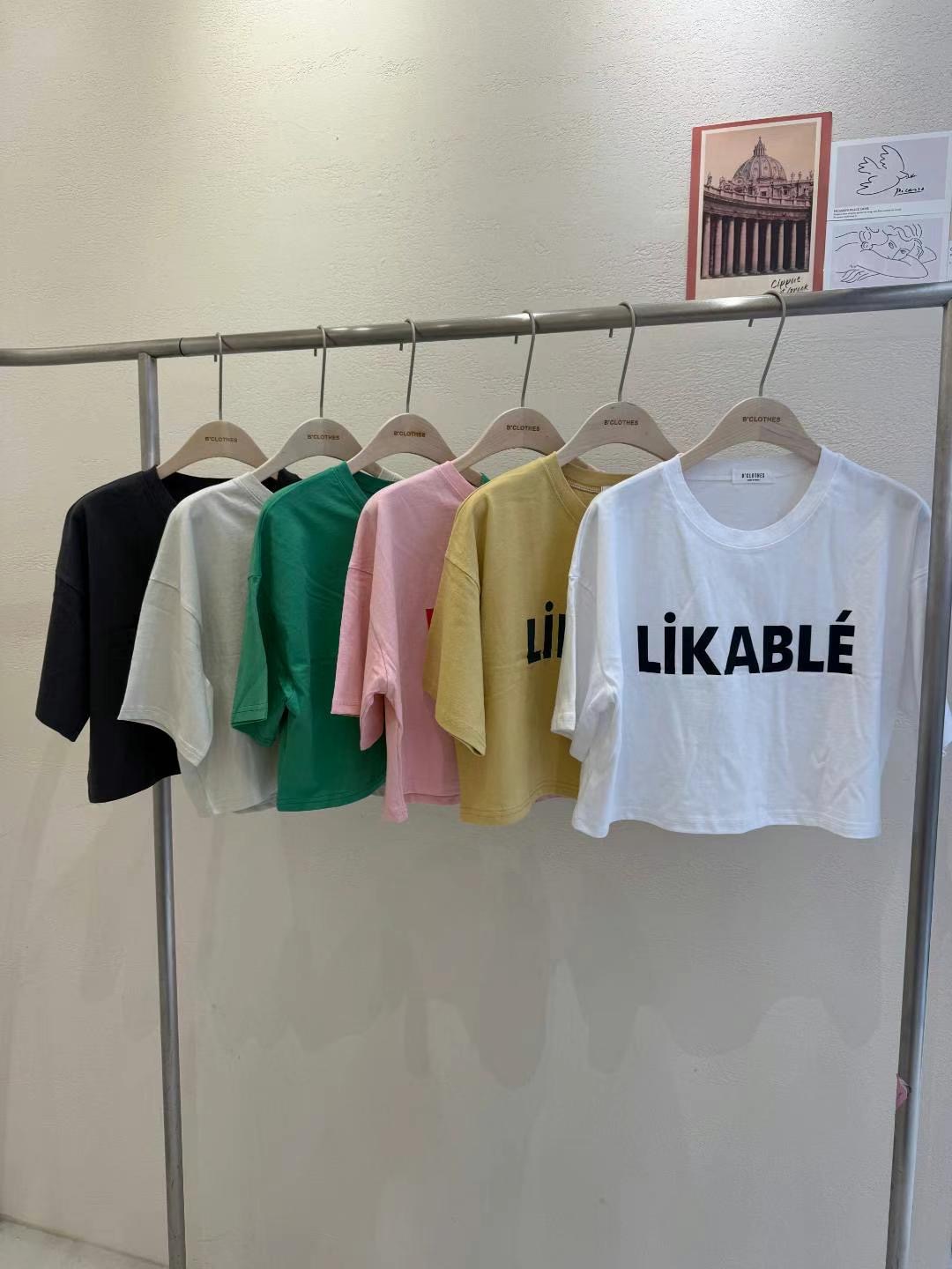 BCLOTHES-비클로스-T東大門㊣直郵女裝新品休閑熱賣真品T恤BCLOTHEST恤
