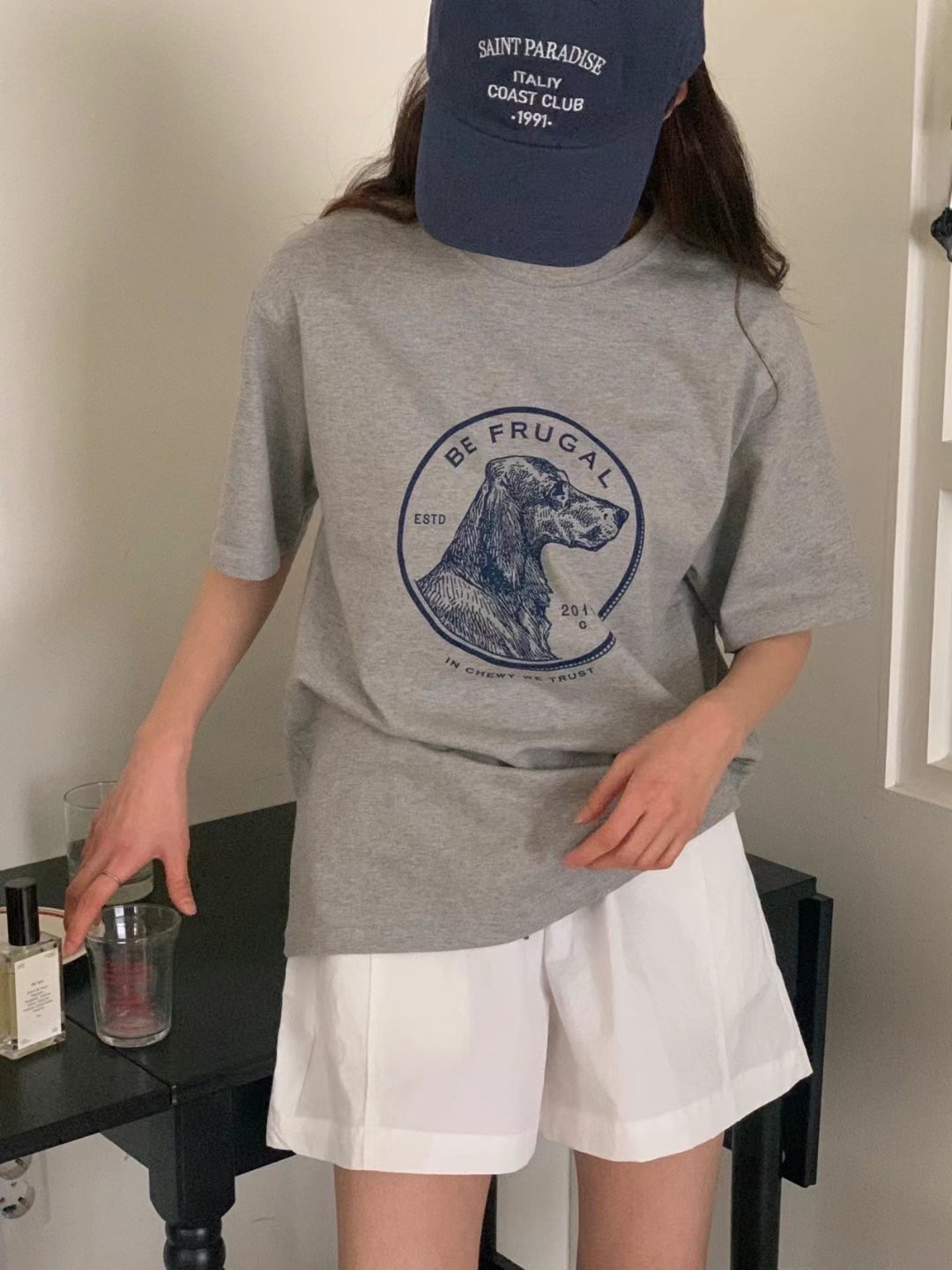 FIVE韓國直郵㊣女士新品時尚熱賣人氣真品推薦職業25春夏T恤FIVET恤圖色2