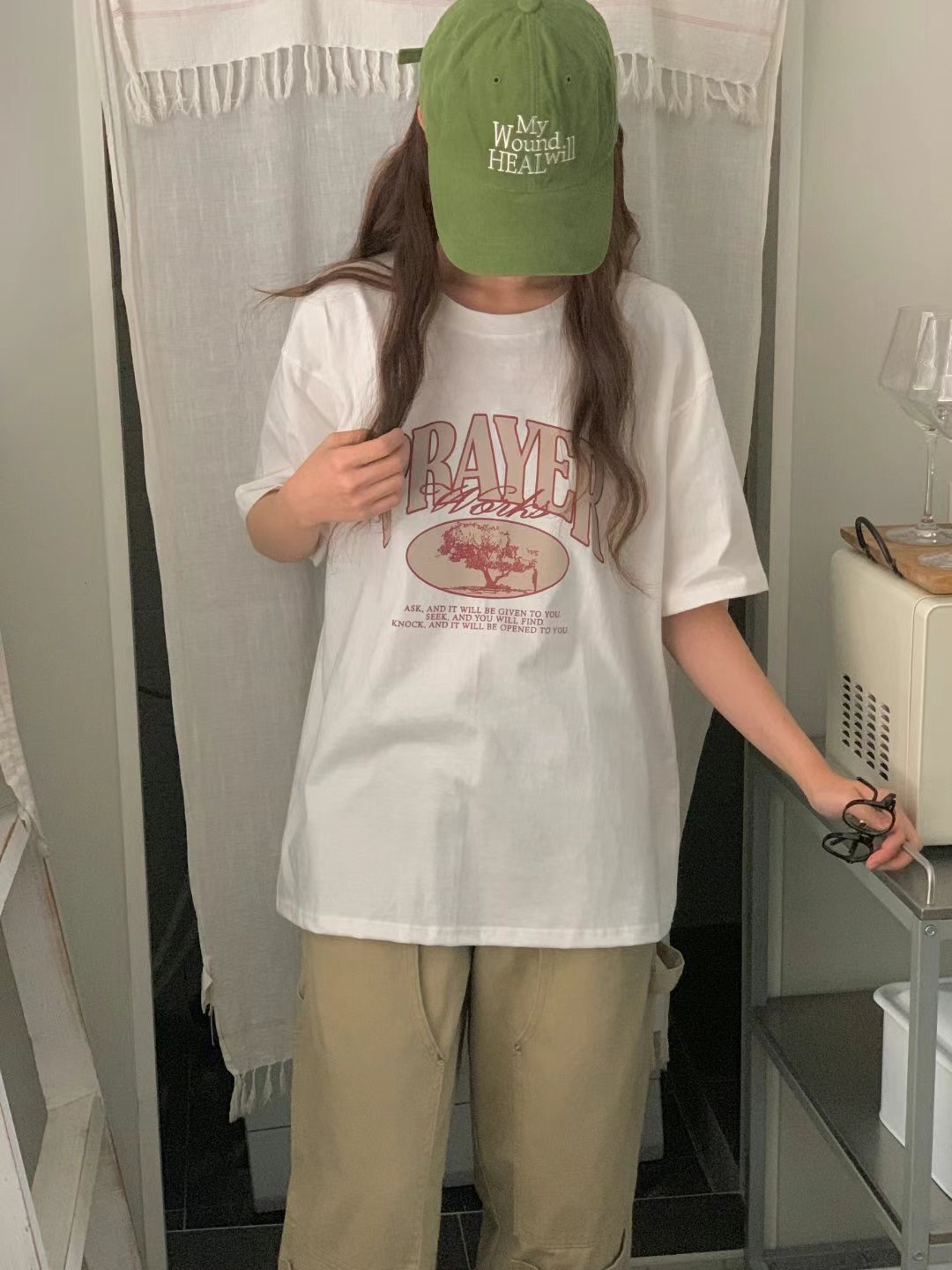 FIVE韓國直郵㊣女裝新品熱賣休閑人氣25春夏真品推薦時尚T恤FIVET恤圖色3