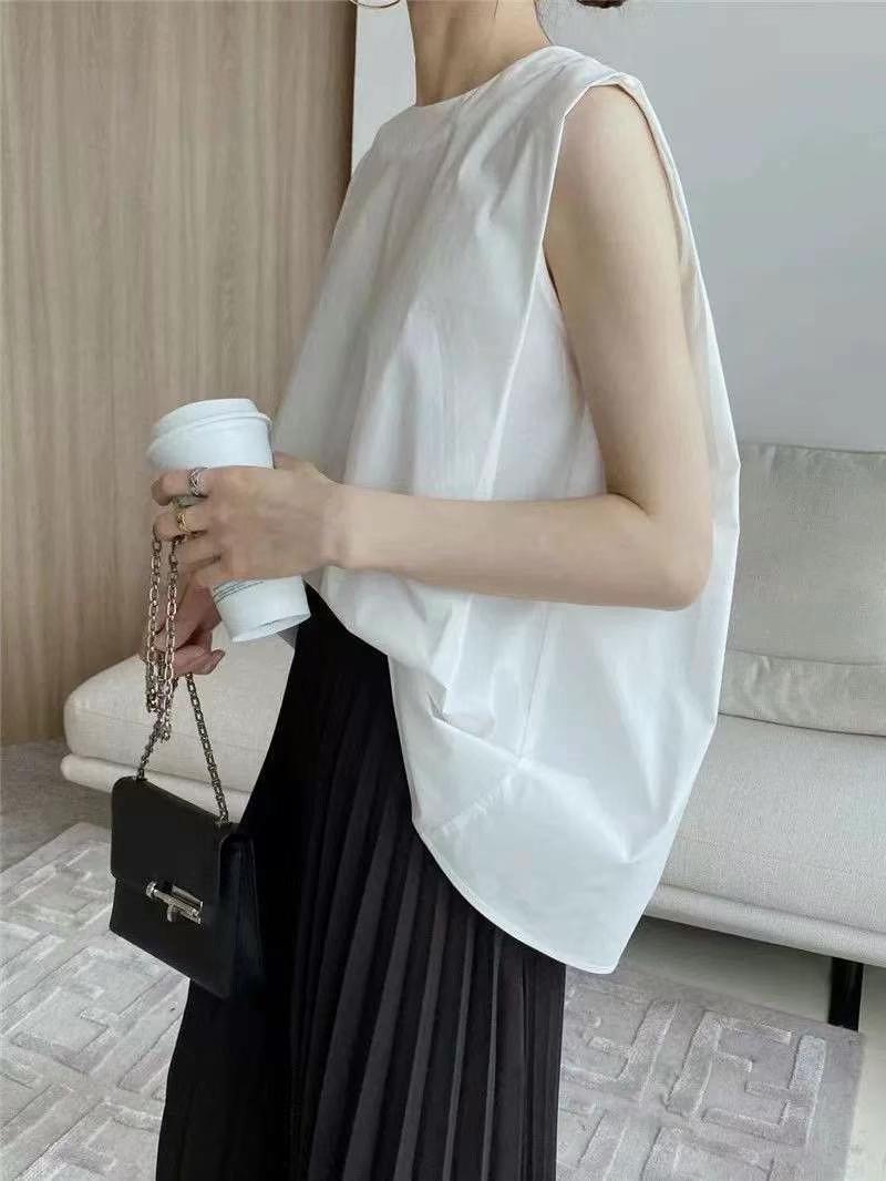 COTTON MARKET韓國直郵㊣女士新品真品休閑時尚25春夏吊帶背心COTTON MARKET吊帶/背心