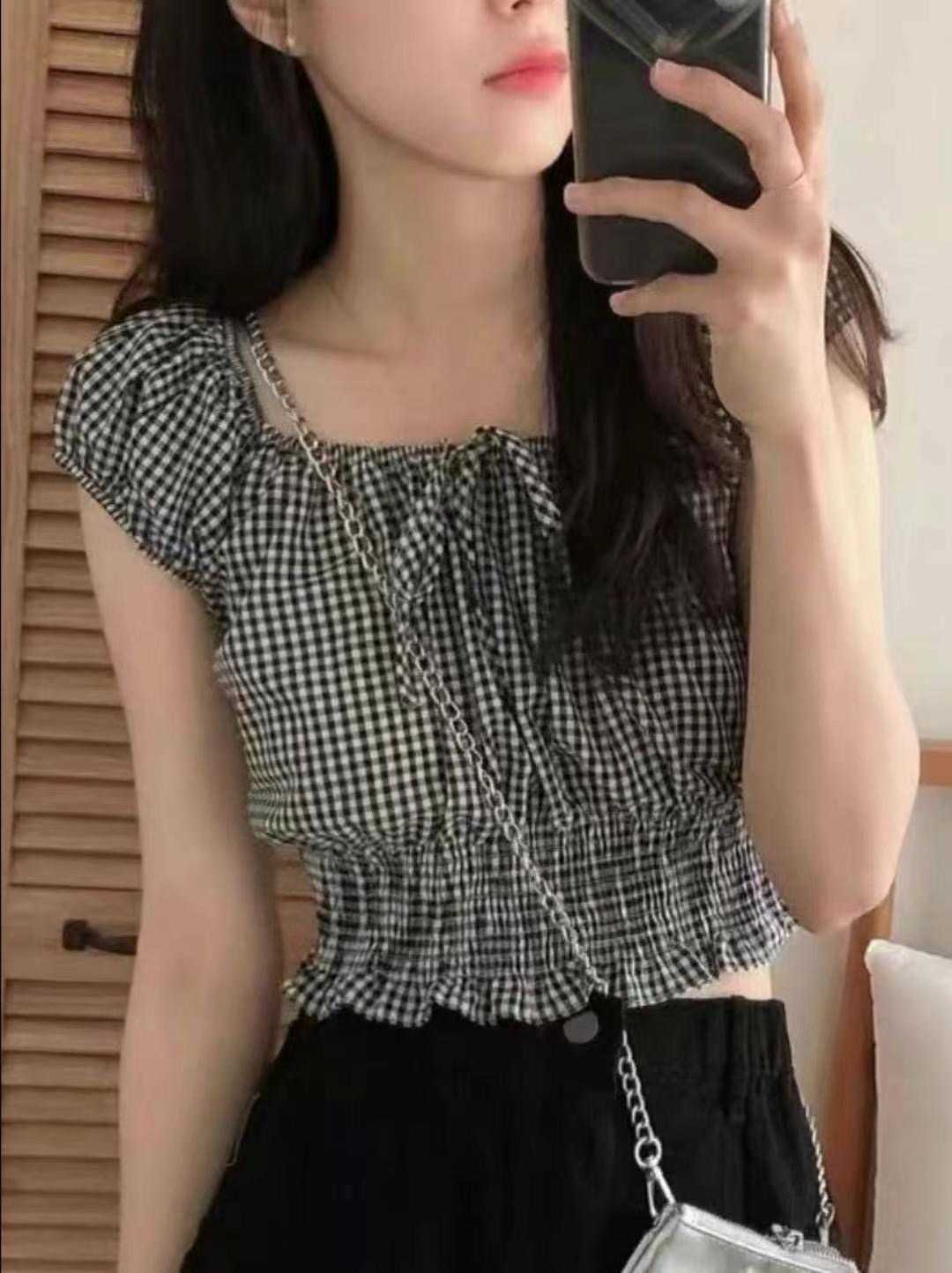 COTTON MARKET東大門㊣實拍女士新品推薦人氣休閑襯衫蕾絲衫COTTON MARKET襯衫/蕾絲衫