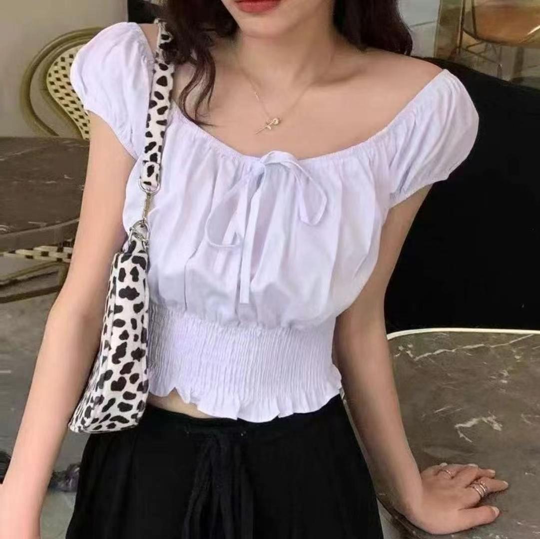 COTTON MARKET東大門㊣實拍女士新品推薦人氣休閑襯衫蕾絲衫COTTON MARKET襯衫/蕾絲衫圖色2