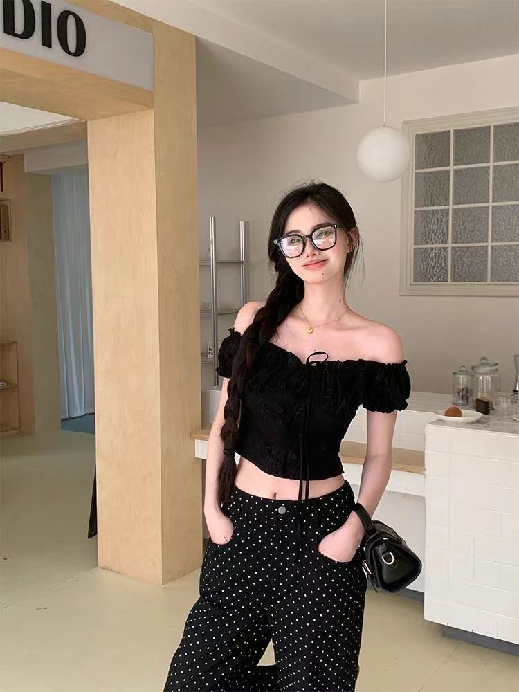 COTTON MARKET東大門㊣實拍女士新品推薦人氣休閑襯衫蕾絲衫COTTON MARKET襯衫/蕾絲衫圖色3