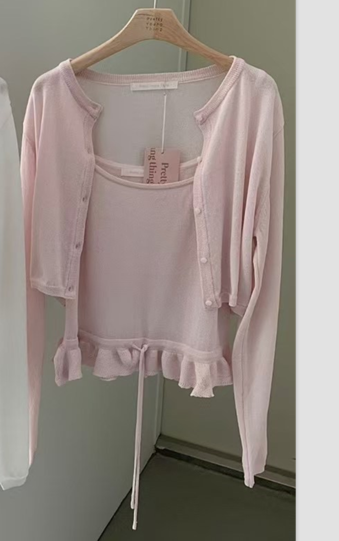 PYT-ot東大門㊣實拍女士新品推薦休閑25春夏熱賣時尚人氣套裝pretty young thing套裝