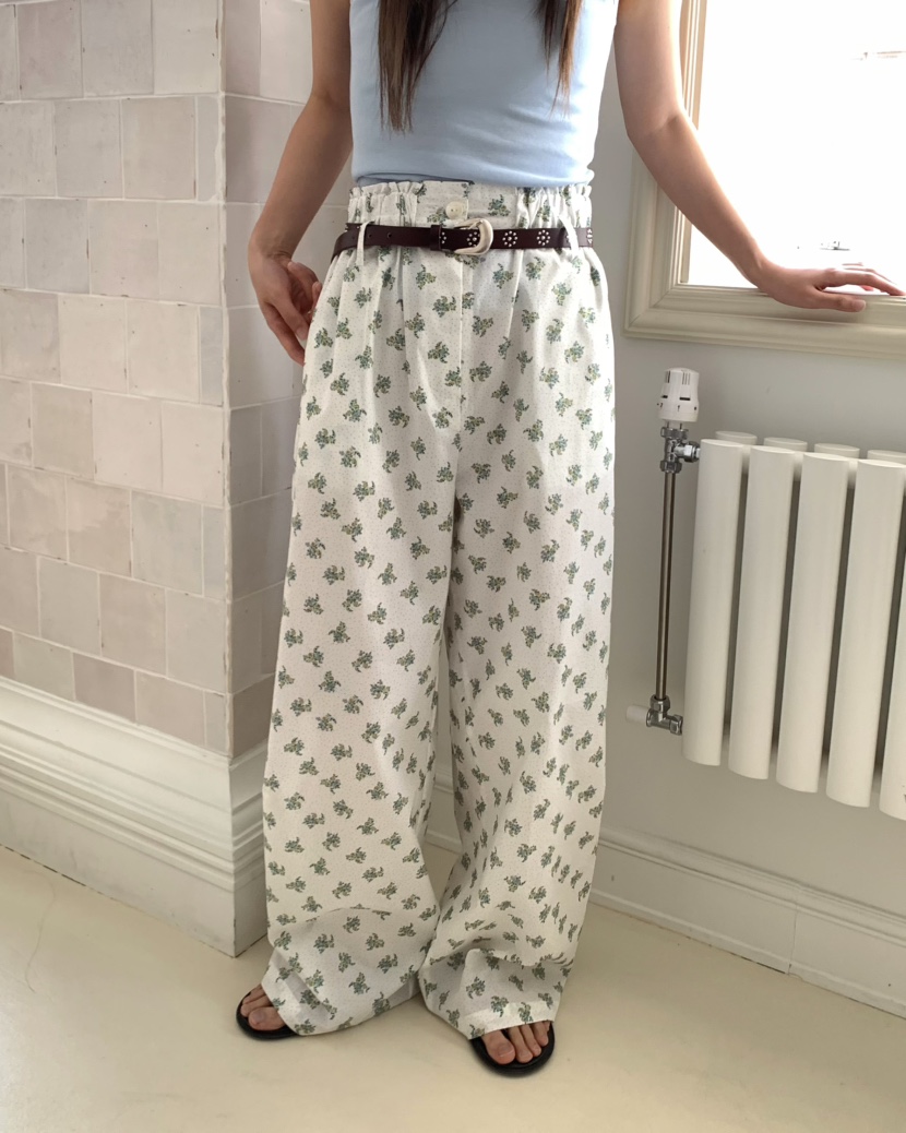 PEBBLE東大門㊣實拍女士新品人氣真品休閑職業時尚25春夏休閑褲PEBBLE/LAYER休閑褲