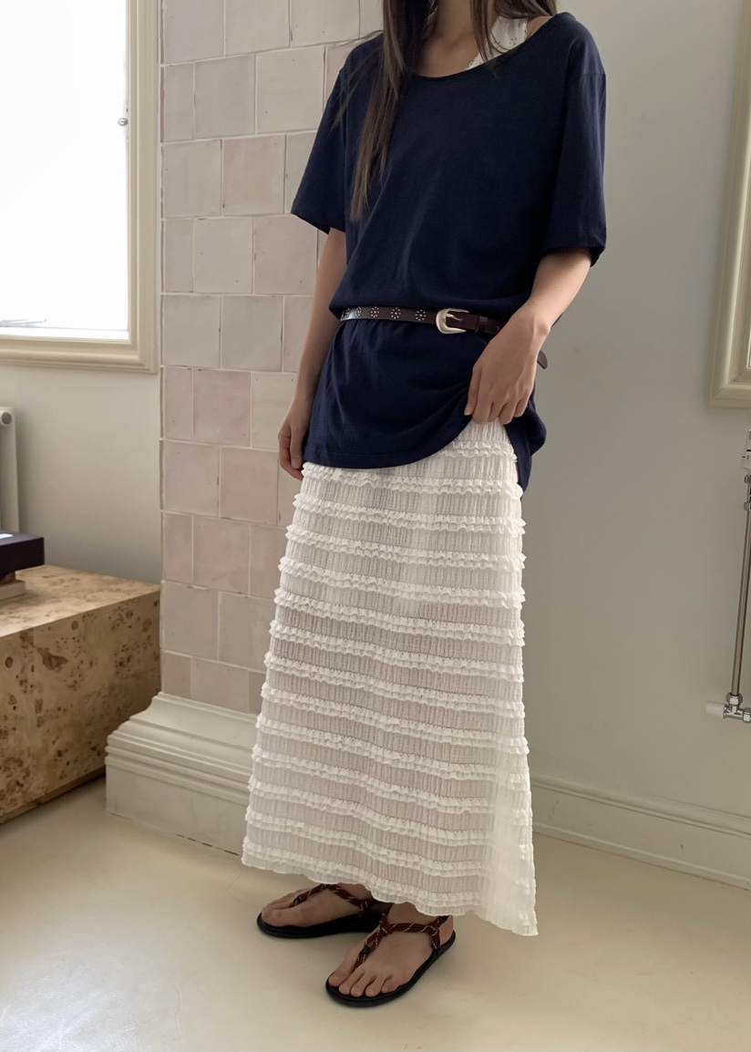 PEBBLE東大門㊣代購女士新款時尚休閑真品職業熱賣25春夏T恤PEBBLE/LAYERT恤